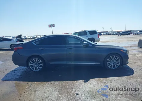 2018 Genesis G80 5.0 Ultimate из США, поврежденный, VIN KMHGN4JF2JU266314